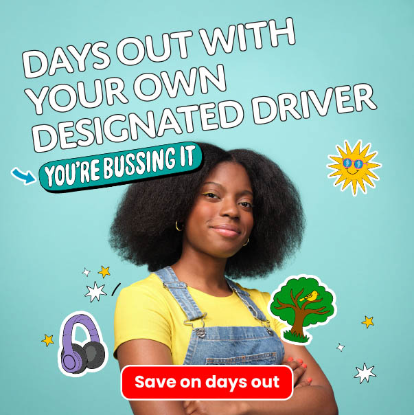 Days out with your own designated driver, you're bussing it