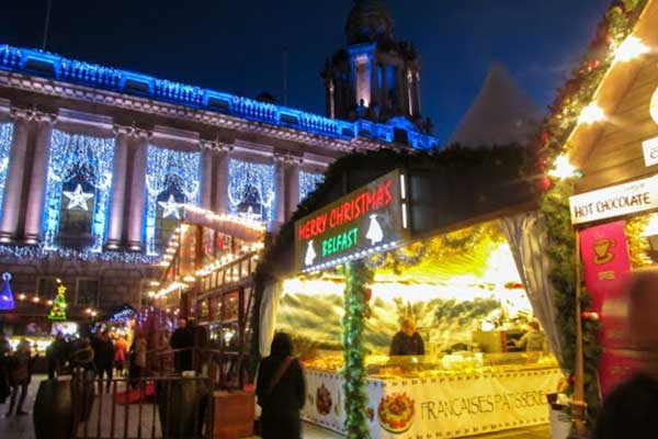 Visit the Belfast Christmas Market by coach
