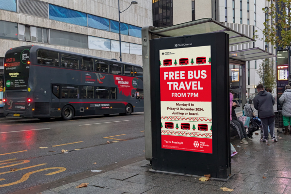 Mayor of the West Midlands unveils UK’s biggest free bus travel offer this Christmas