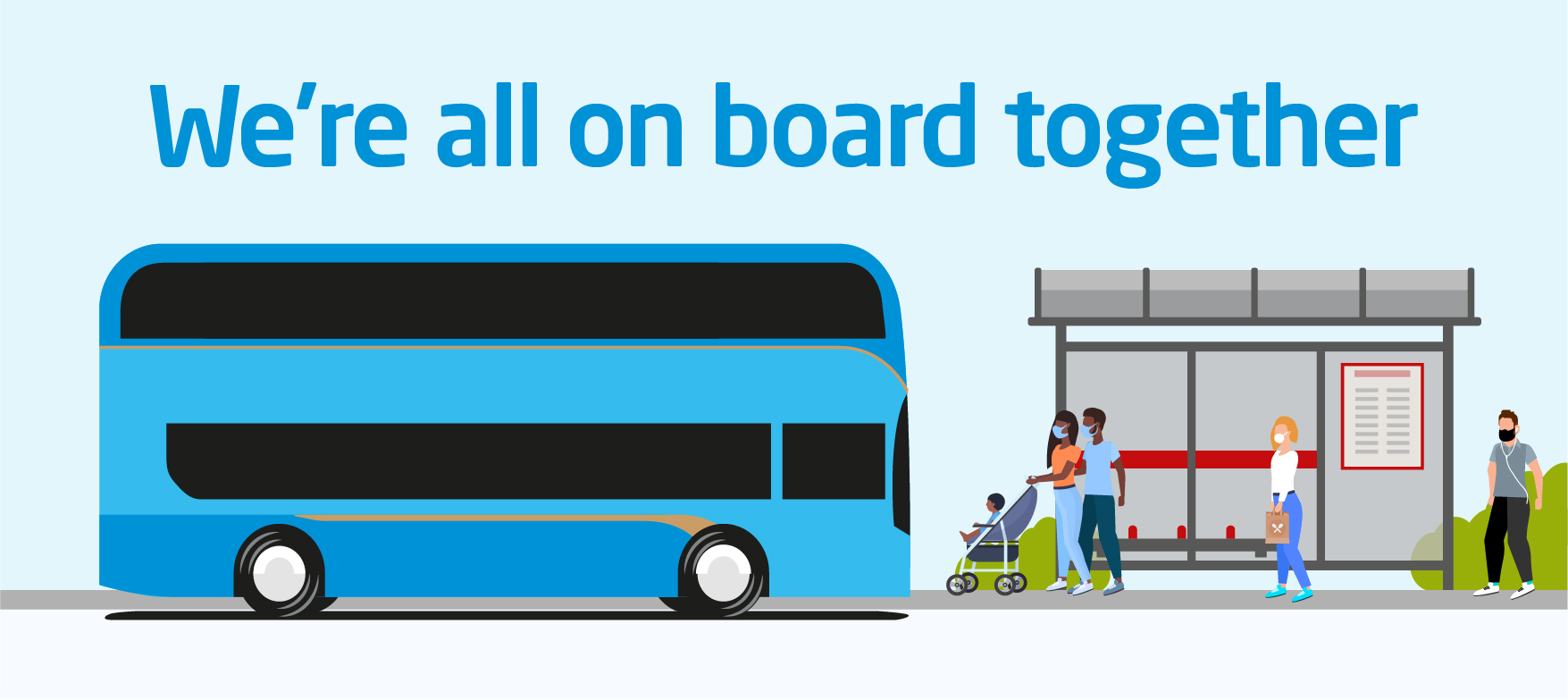 We're all on board together