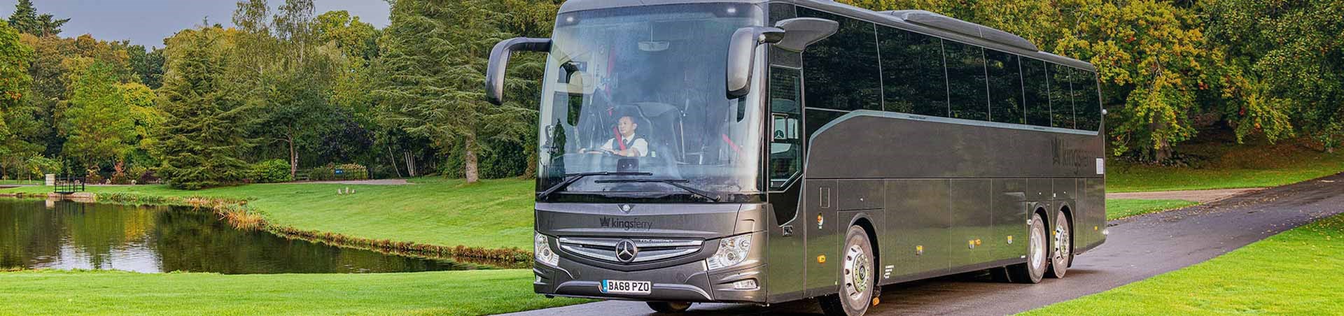 The Kings Ferry private hire VIP coach in Kent