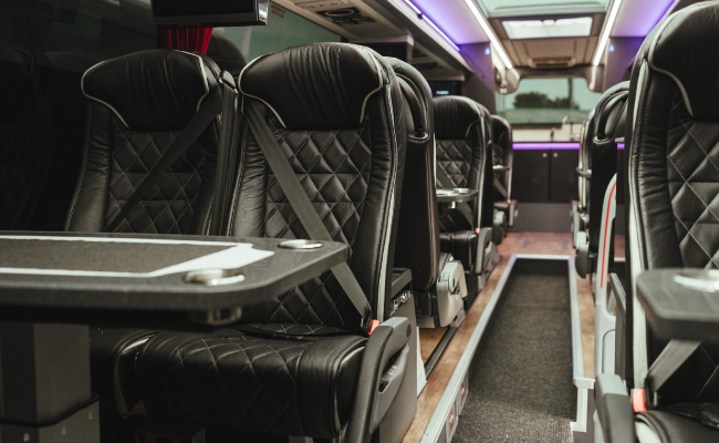 VIP Coach Seats and Table