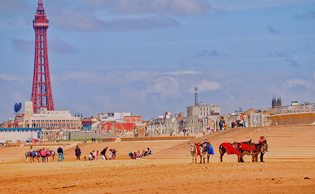 Blackpool beach
